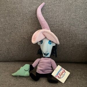 Disney Store Bean Bag Shock Plush Nightmare Before Christmas Toy with Tag 8”
